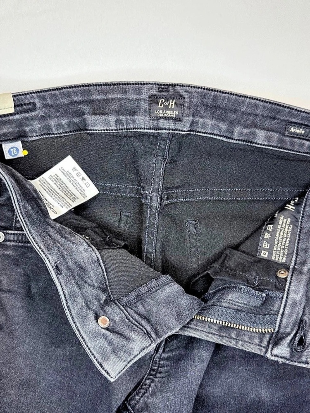 Citizens of Humanity Arielle Mid Rise Skinny Jeans – Black – Size 26 - Picture 5 of 8